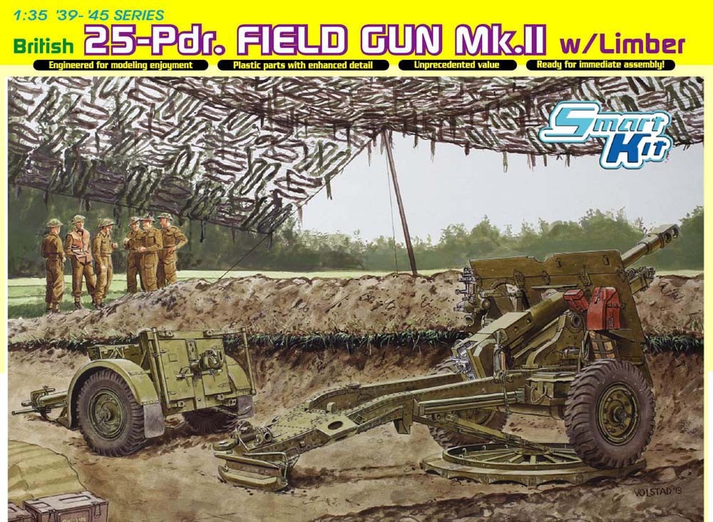 British 25-Pdr. Field Gun Mk.II w/Limber