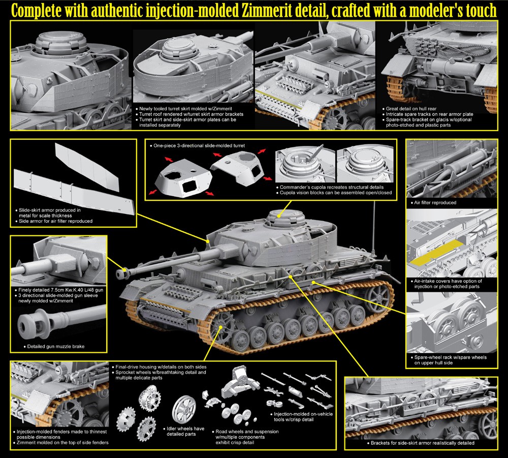 Pz.Kpfw.IV Ausf.H w/Zimmerit Mid-Production HJ Div. Normandy – Image 2