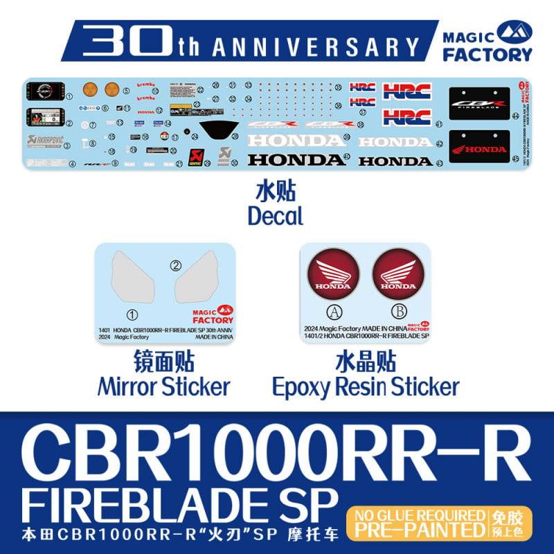 HONDA CBR1000RR-R FIREBLADE SP 30th Anniversary – Image 5