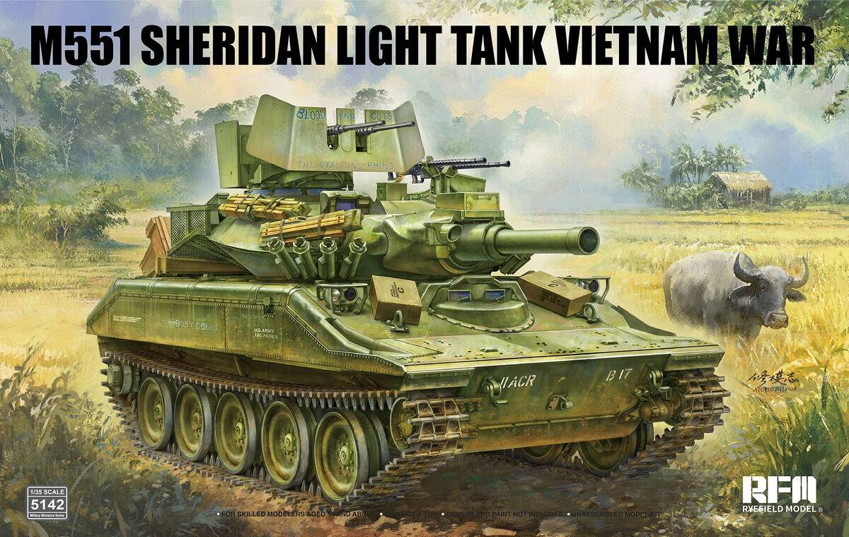 M551 Light Tank Sheridan Vietnam War