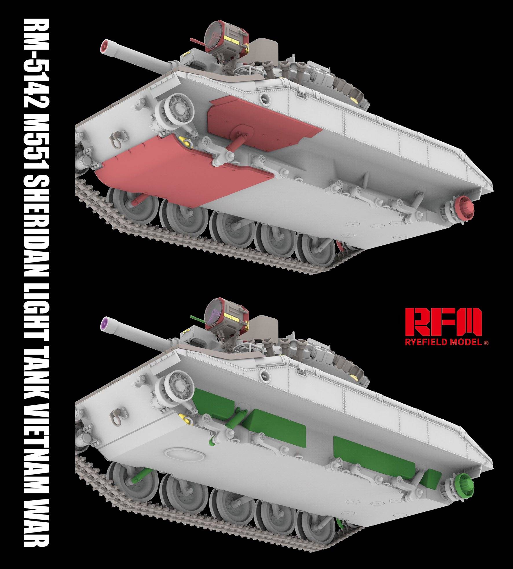 M551 Light Tank Sheridan Vietnam War – Image 3