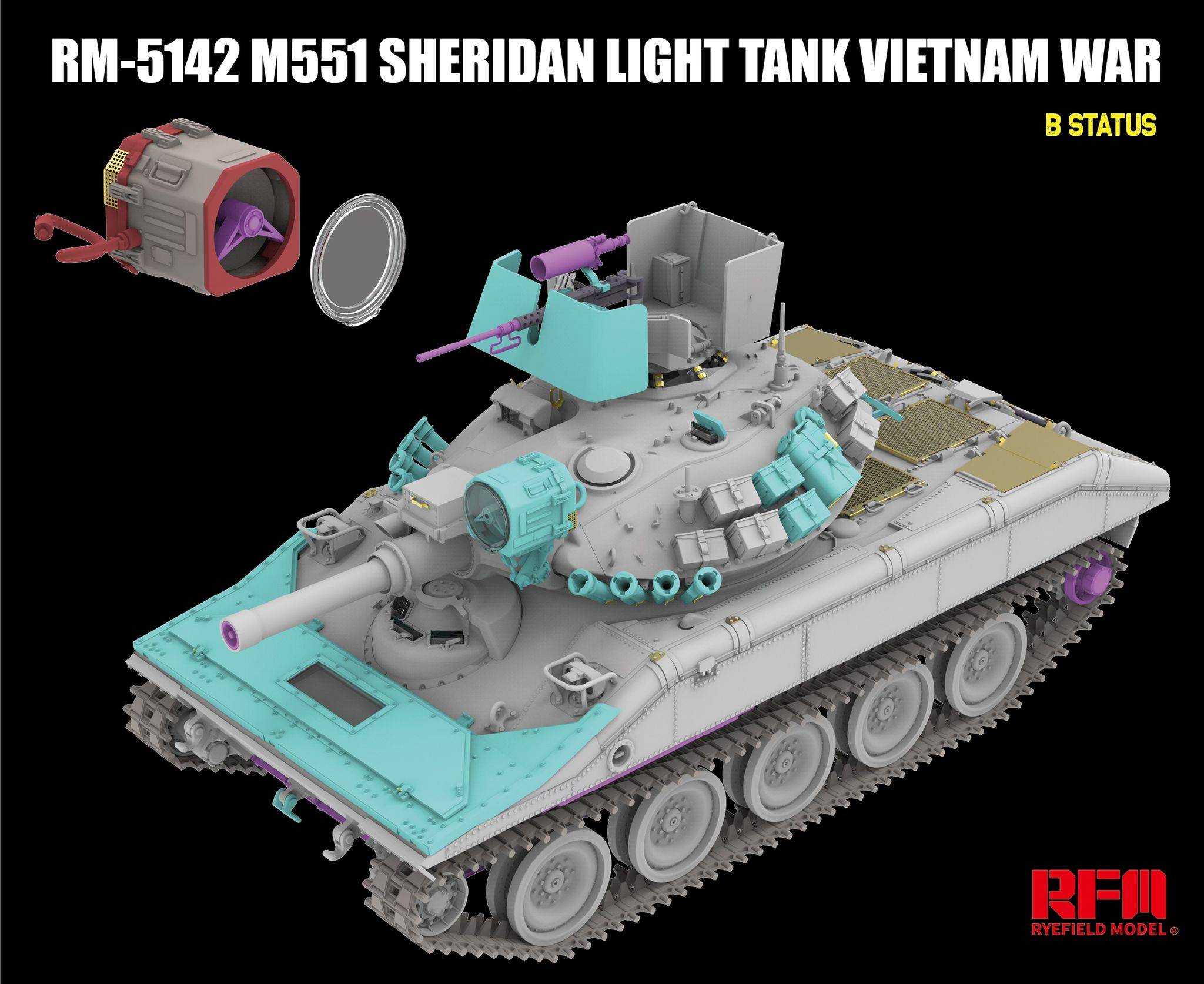 M551 Light Tank Sheridan Vietnam War – Image 5