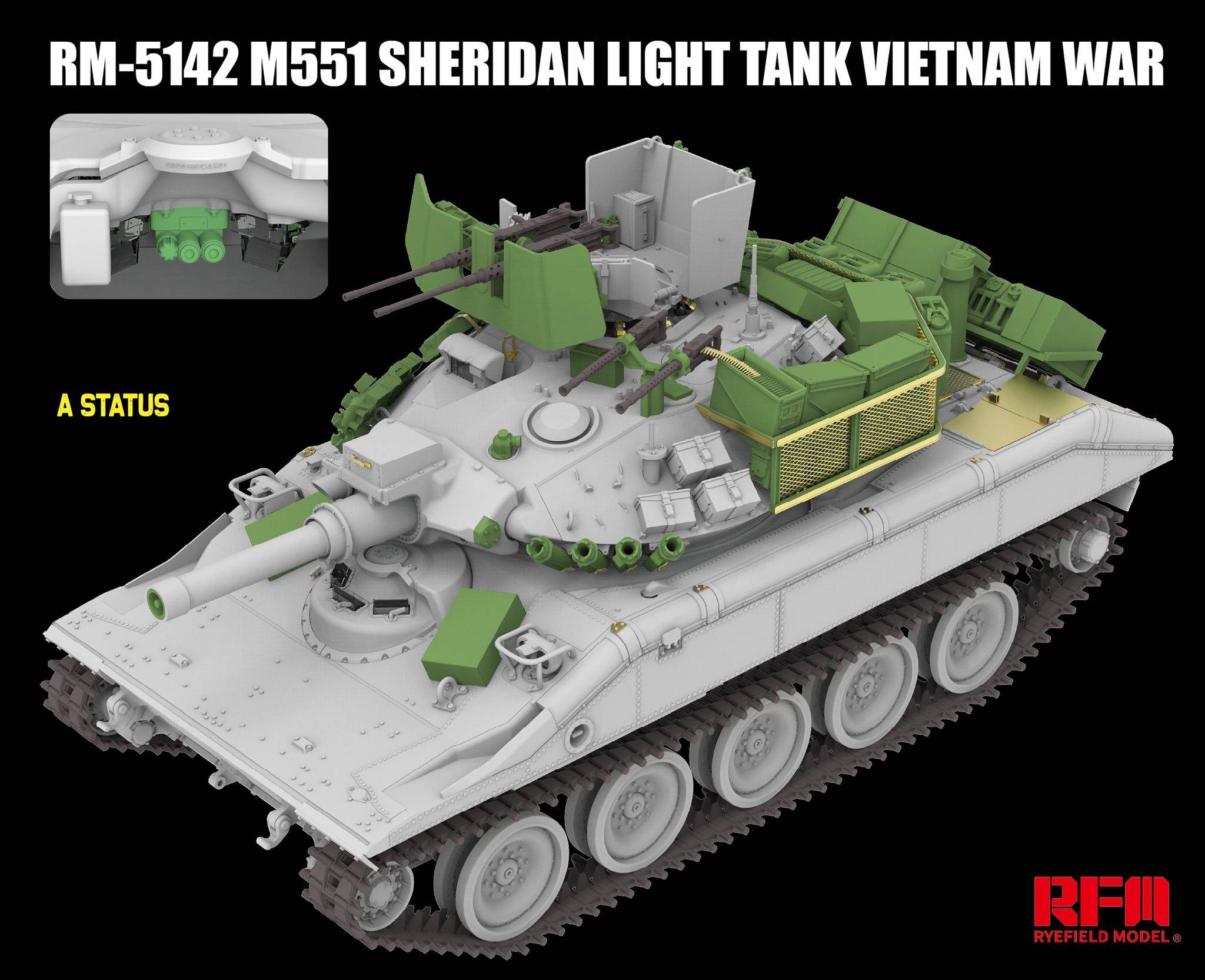 M551 Light Tank Sheridan Vietnam War – Image 8