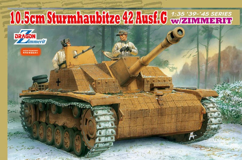 10,5 cm STURMHAUBITZE 42 Ausf.G w/ZIMMERIT