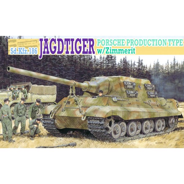 Sd.Kfz.186 JAGDTIGER Porche production type w/Zimmerit – Image 8