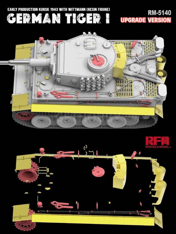 Sd.Kfz.181 Pz.Kpfw. VI Ausf. E WHITTMANN Kursk 1943 Tiger I Early Production Upgrade Version – Image 4