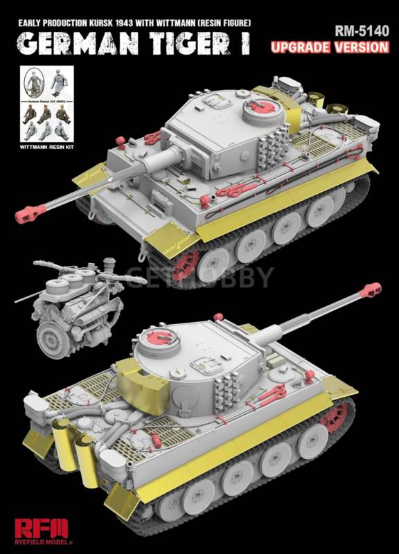 Sd.Kfz.181 Pz.Kpfw. VI Ausf. E WHITTMANN Kursk 1943 Tiger I Early Production Upgrade Version – Image 5