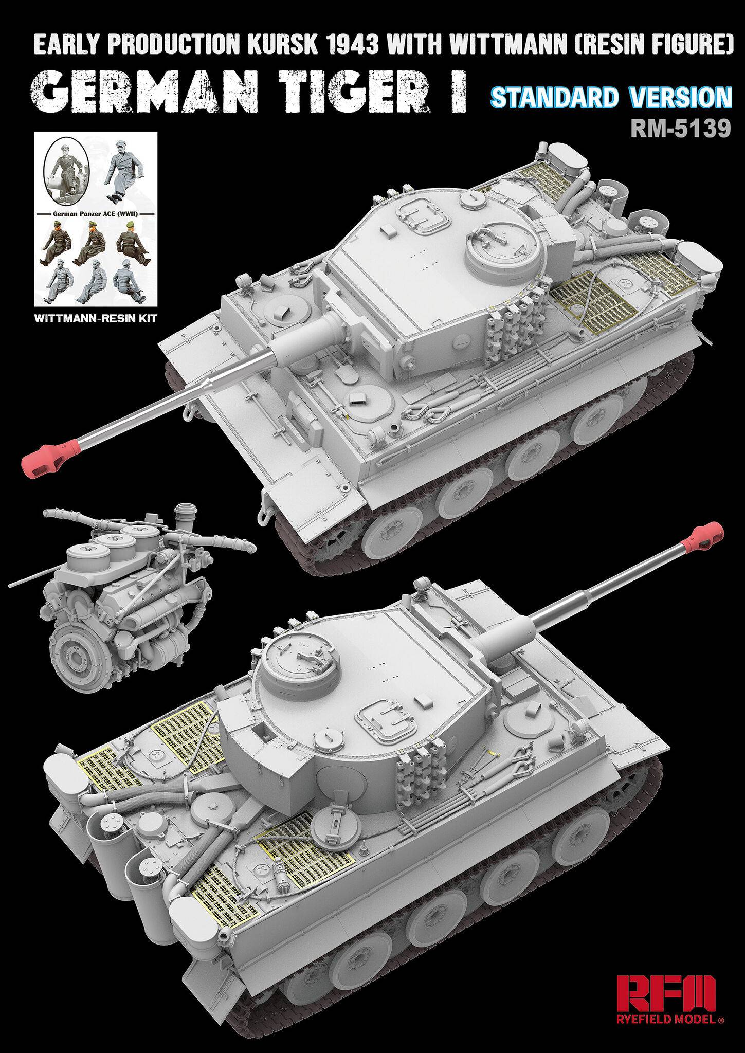 Sd.Kfz.181 Pz.Kpfw. VI Ausf. E WHITTMANN Kursk 1943 Tiger I Early Production Standard Version – Image 3