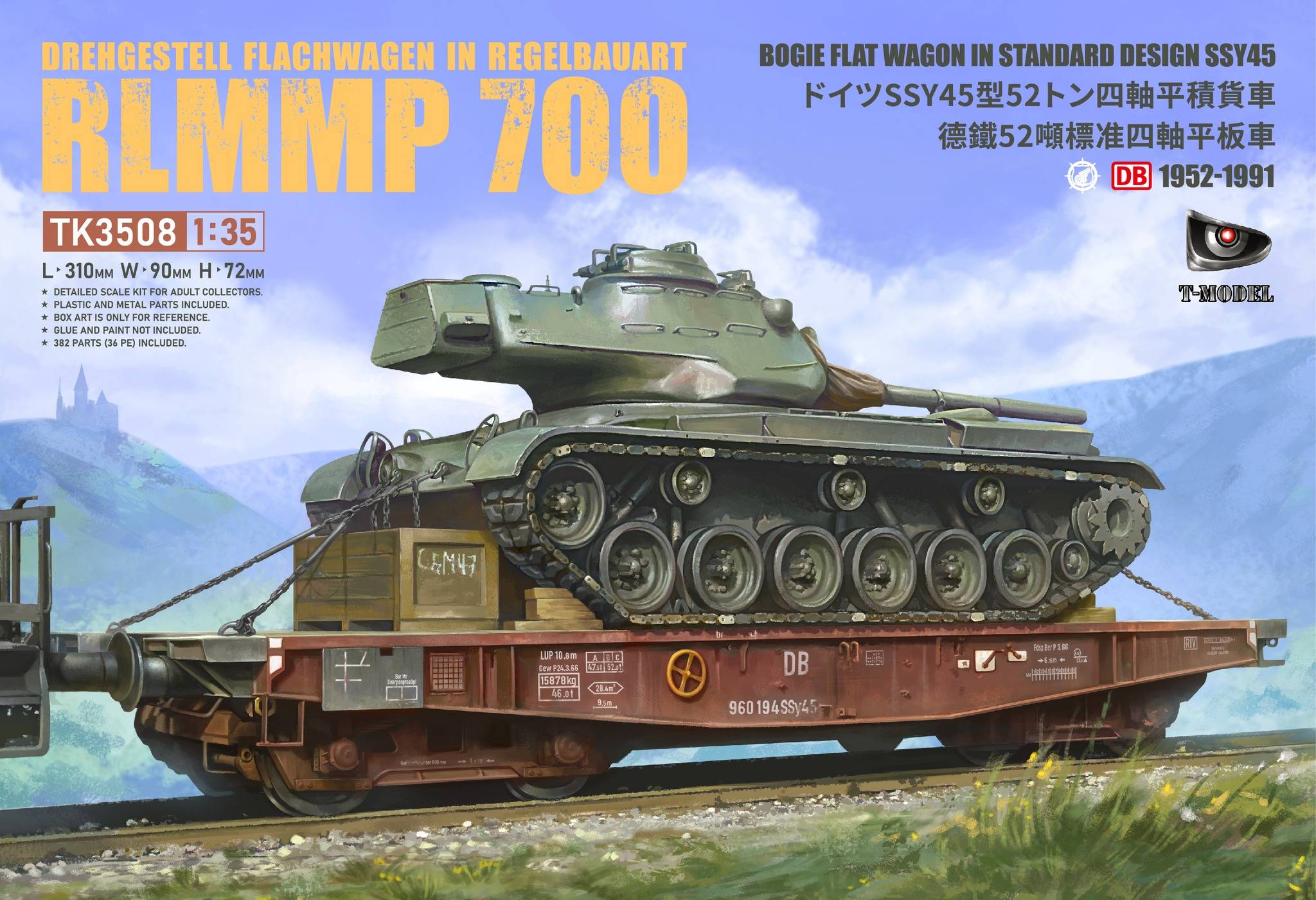 Drehgestell Flachwagen in Regelbauart RLMMP 700