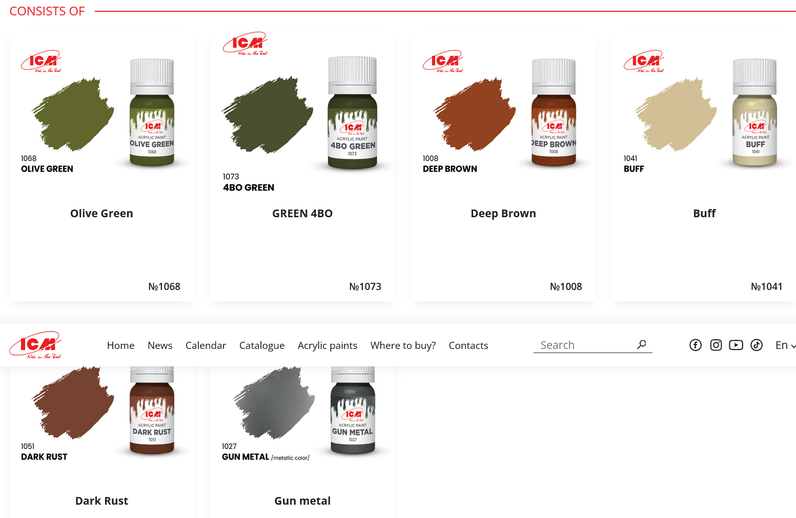 Acrylic paint set for WWII French armored vehicles – Image 2