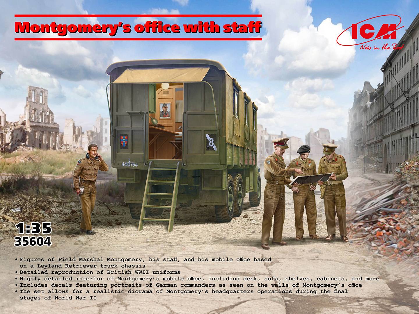 Montgomery’s office with staff