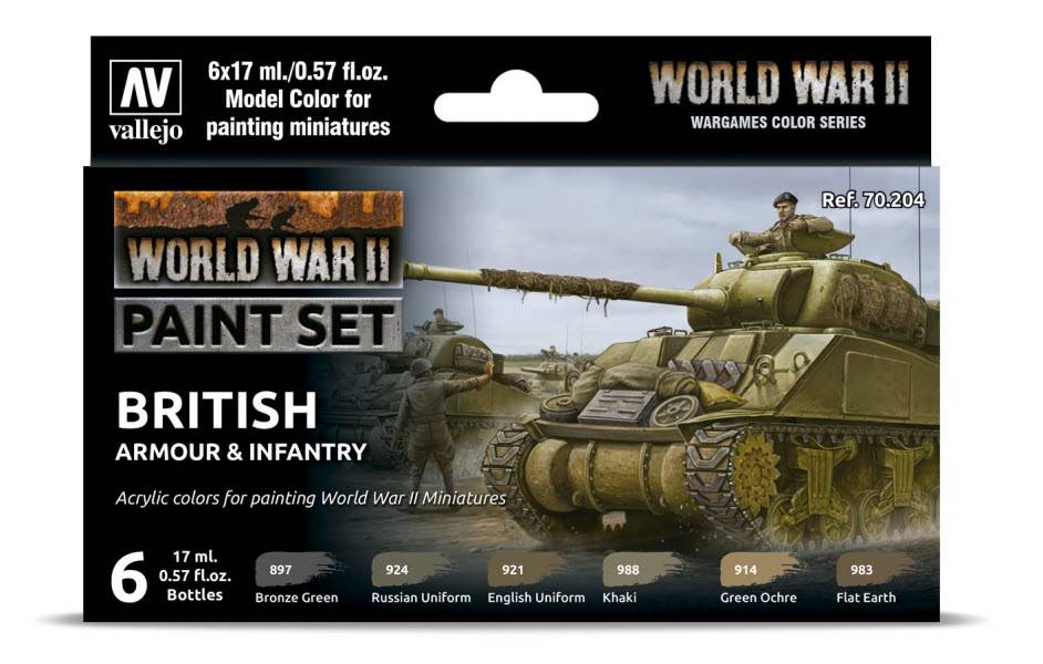 WWII British Armour & Infantry