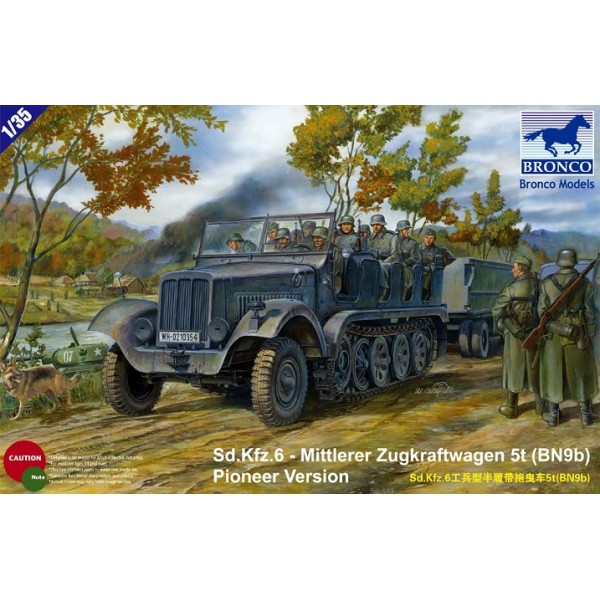 Sd. Kfz.6 - Mittlerer Zugkraftwagen 5t (BN9b) Pioneer version