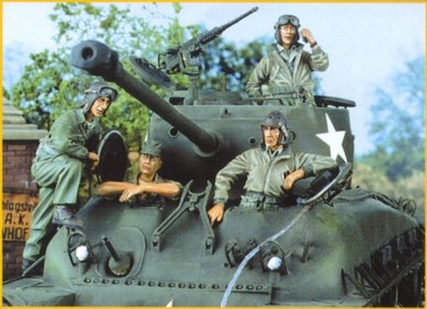 Équipage de char US - 1943-45 (4 fig)