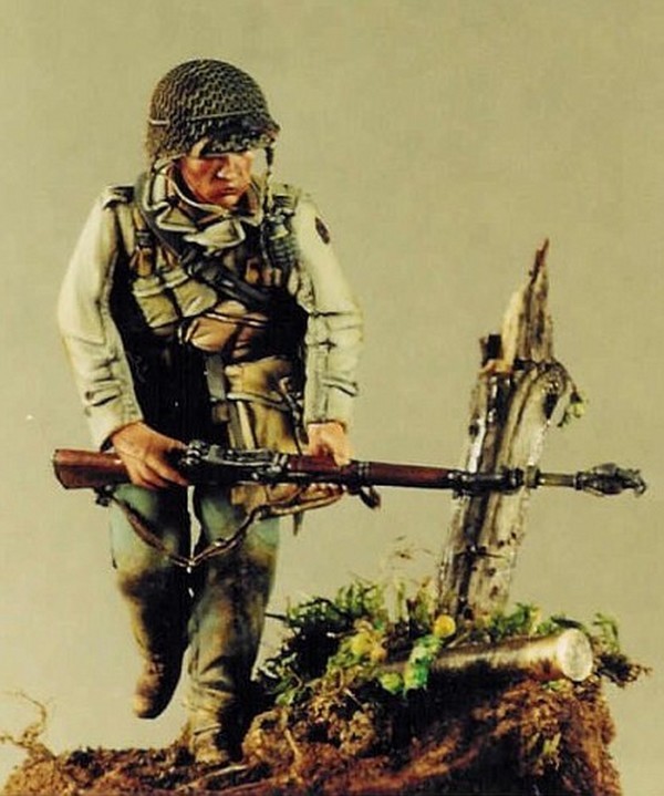 US Tireur Lance Grenade 30th US ID - 1944