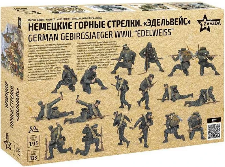 Figurine German Gebirgsjager WWII Edelweiss – Image 2