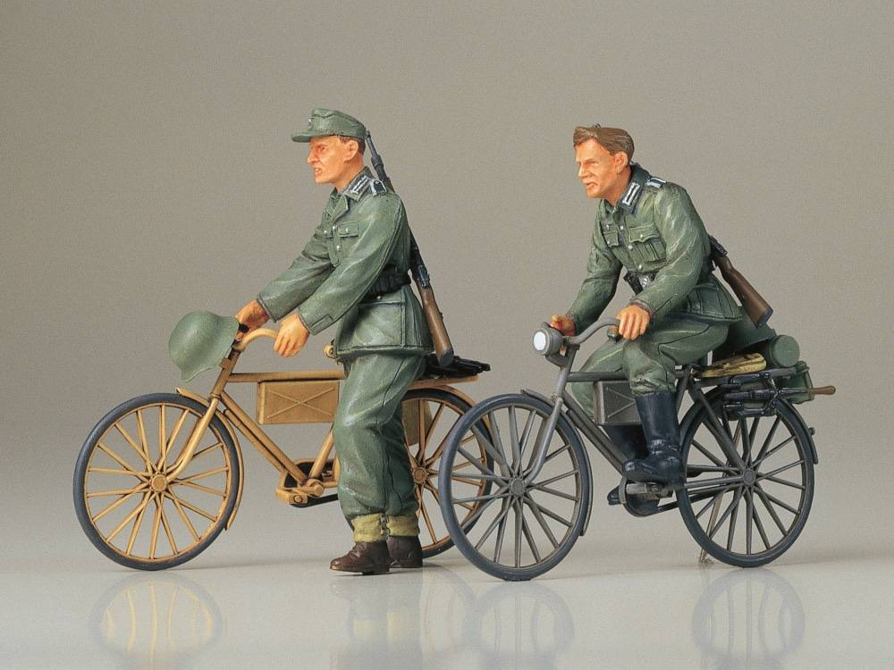 German Soldiers with Bicycles – Image 2