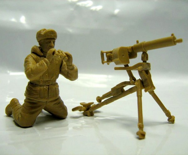 German MachineGun crew Eastern front Kurland 1944 – Image 5