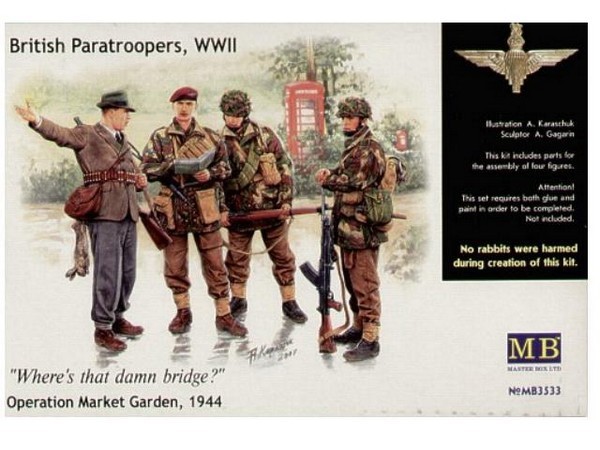 British paratroopers, 1944. Kit 1