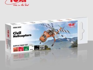 Acrylic paint set for Civil Helicopters