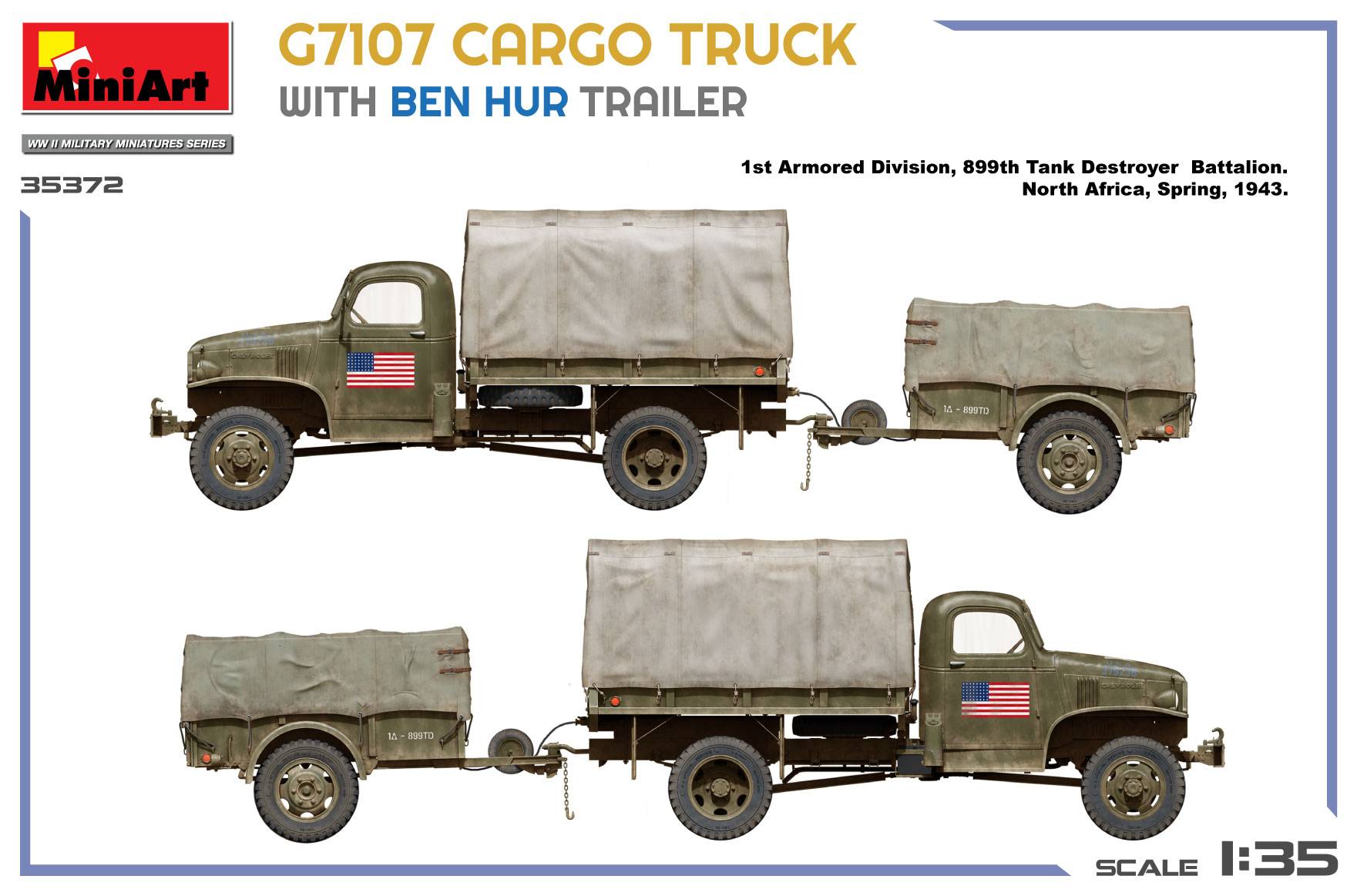 G7107 Cargo Truck with Ben Hur Trailer – Image 2