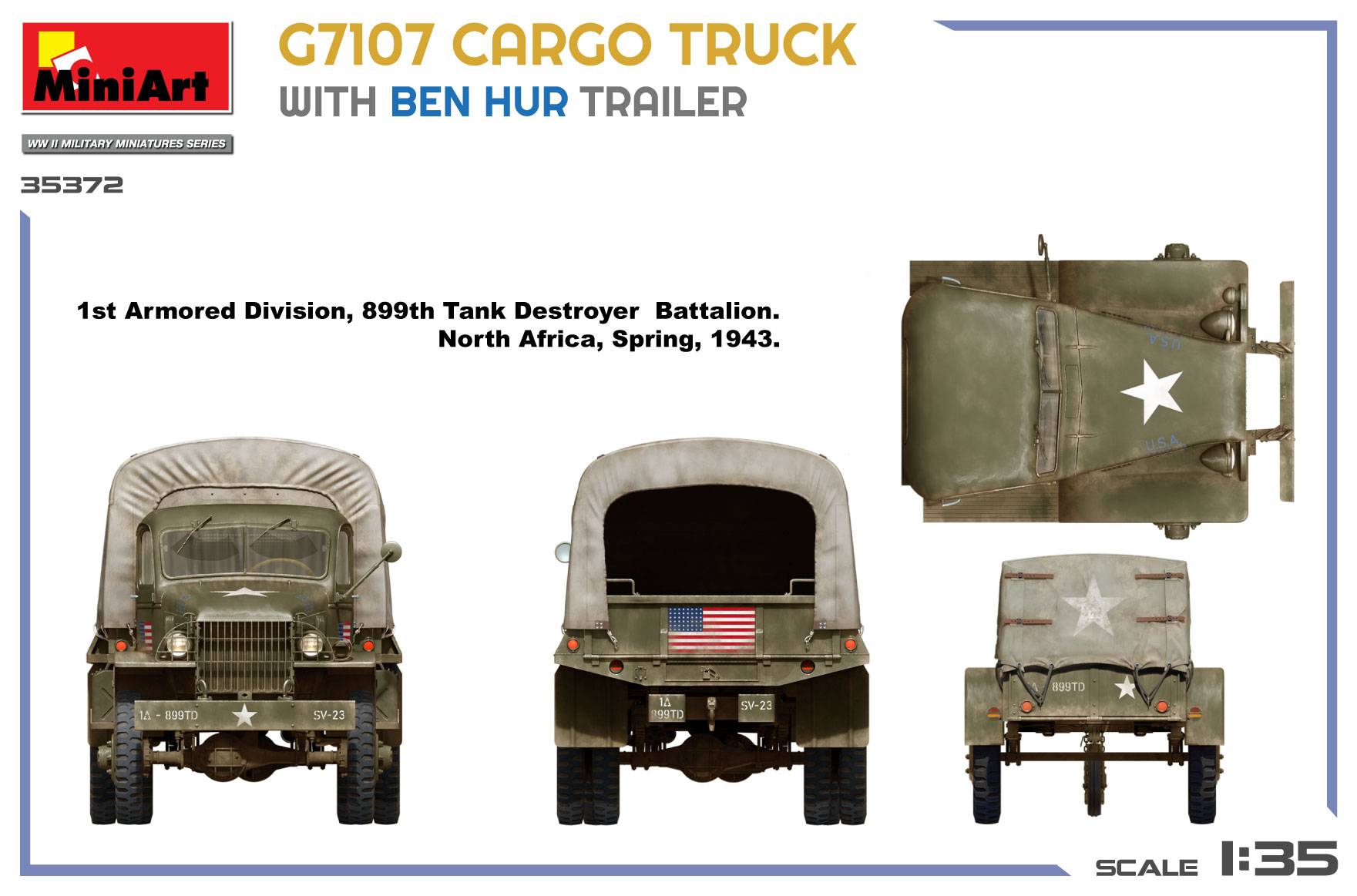 G7107 Cargo Truck with Ben Hur Trailer – Image 3