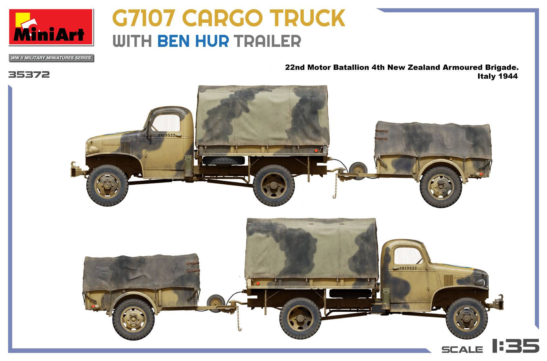 G7107 Cargo Truck with Ben Hur Trailer – Image 4
