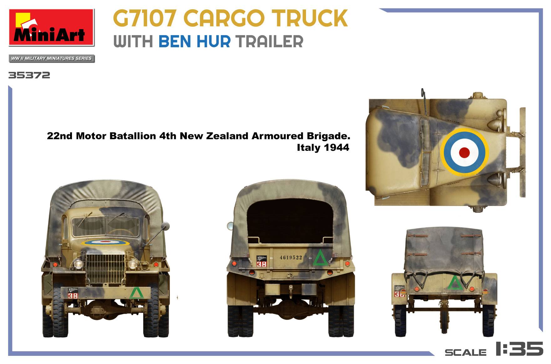 G7107 Cargo Truck with Ben Hur Trailer – Image 5
