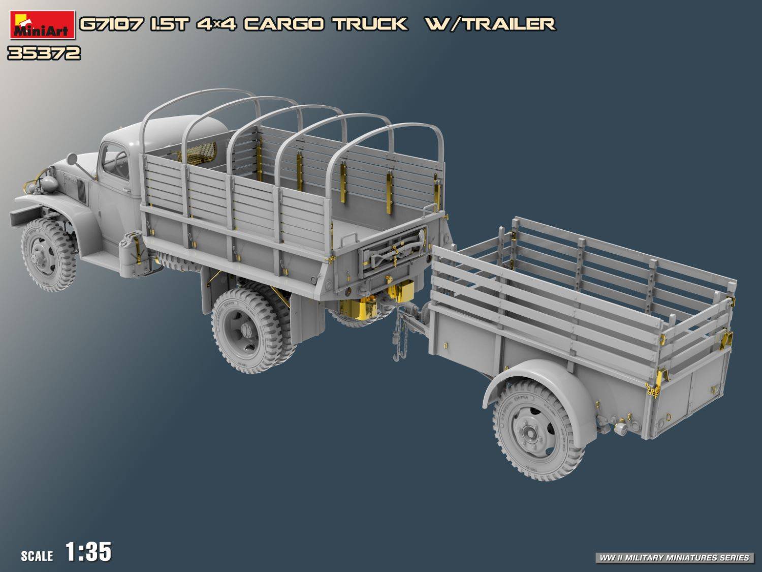 G7107 Cargo Truck with Ben Hur Trailer – Image 14