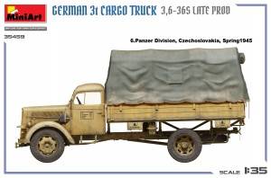 GERMAN 3t CARGO TRUCK 3.6-36S LATE PROD – Image 11