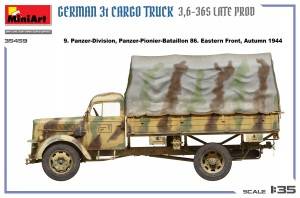 GERMAN 3t CARGO TRUCK 3.6-36S LATE PROD – Image 15