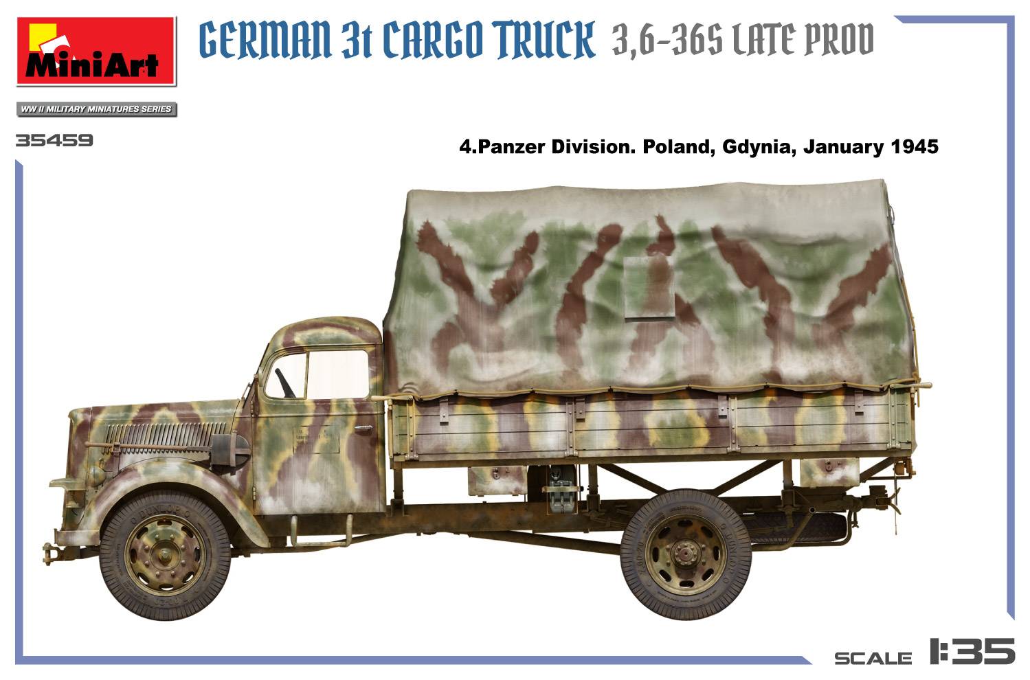 GERMAN 3t CARGO TRUCK 3.6-36S LATE PROD – Image 18
