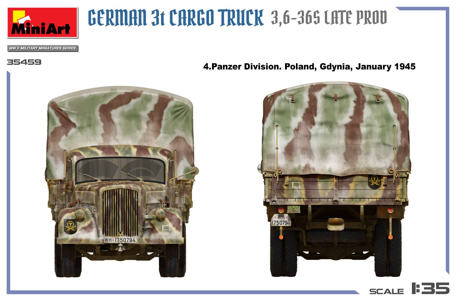 GERMAN 3t CARGO TRUCK 3.6-36S LATE PROD – Image 19