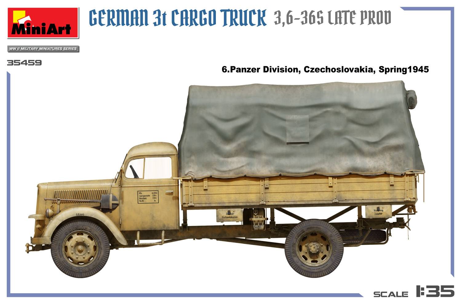 GERMAN 3t CARGO TRUCK 3.6-36S LATE PROD – Image 20