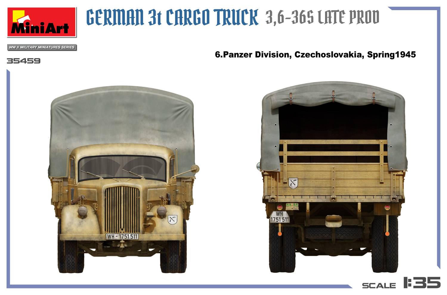 GERMAN 3t CARGO TRUCK 3.6-36S LATE PROD – Image 21