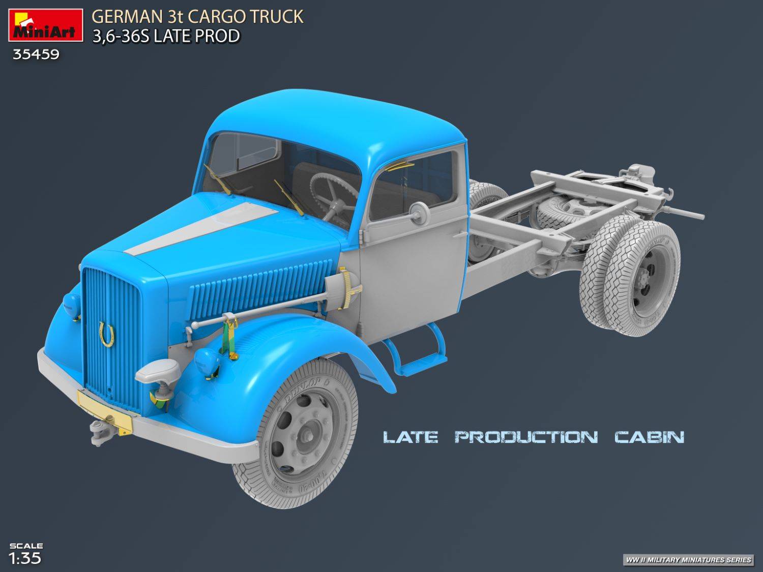 GERMAN 3t CARGO TRUCK 3.6-36S LATE PROD – Image 8
