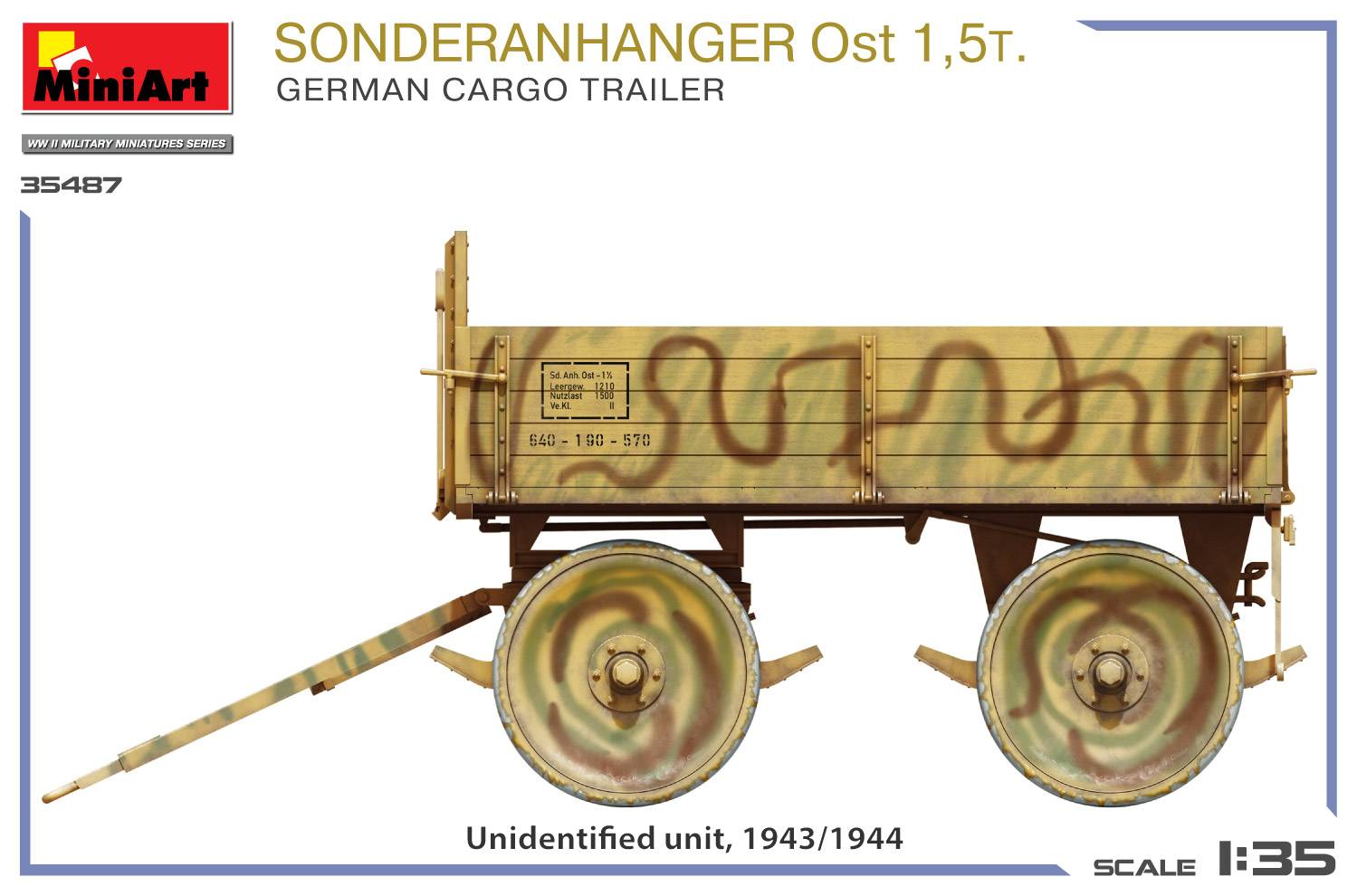 Sonderanhanger Ost 1.5t. German Cargo Trailer – Image 3