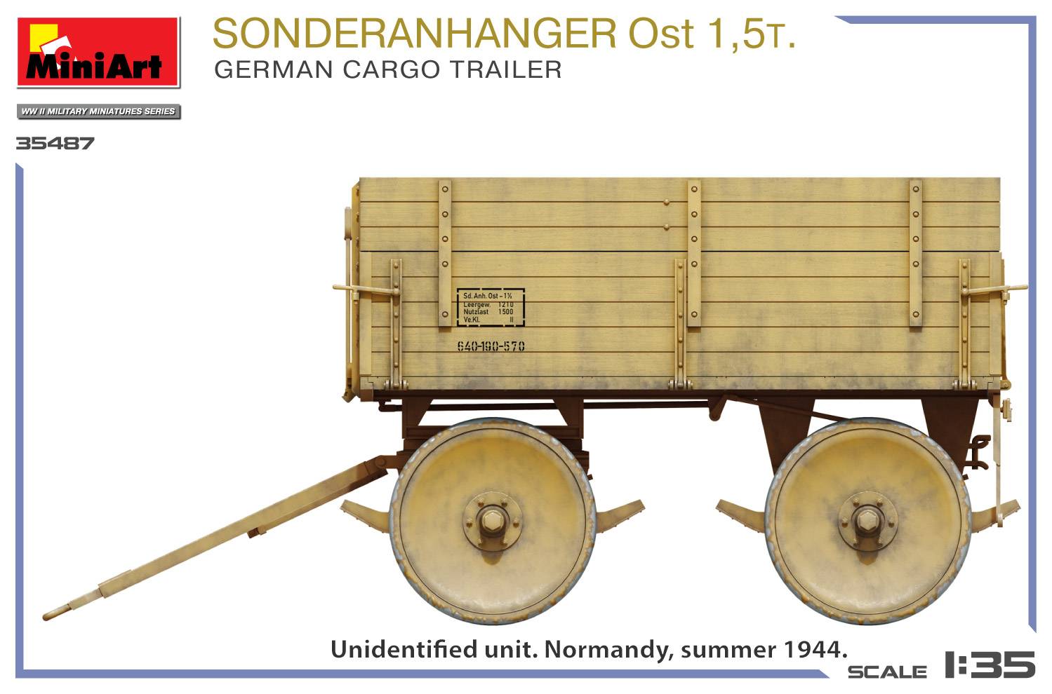 Sonderanhanger Ost 1.5t. German Cargo Trailer – Image 4