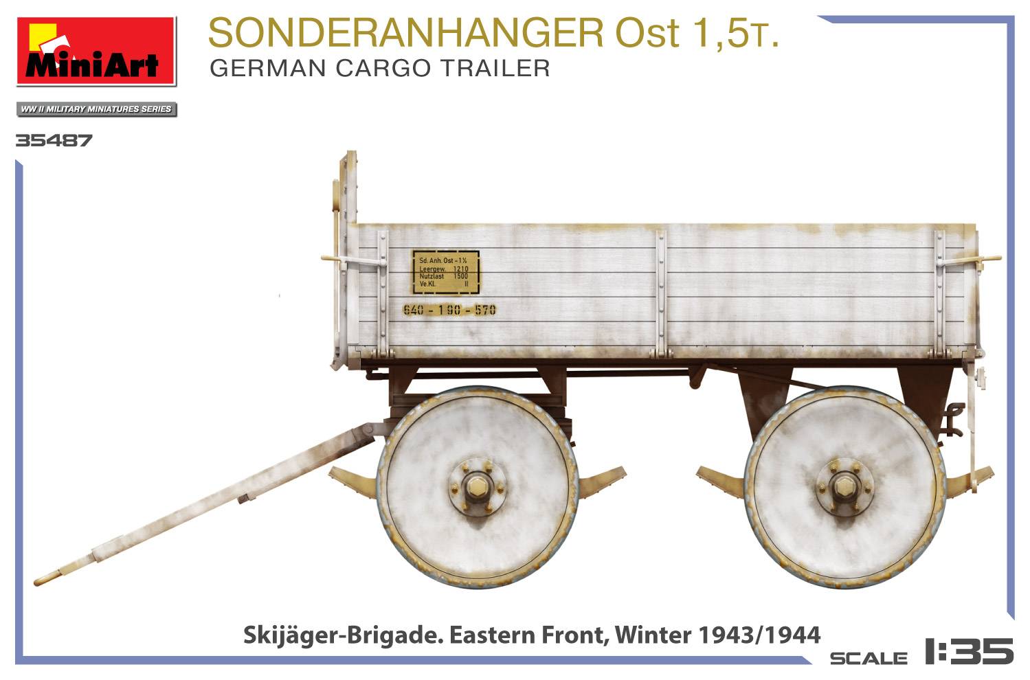 Sonderanhanger Ost 1.5t. German Cargo Trailer – Image 5
