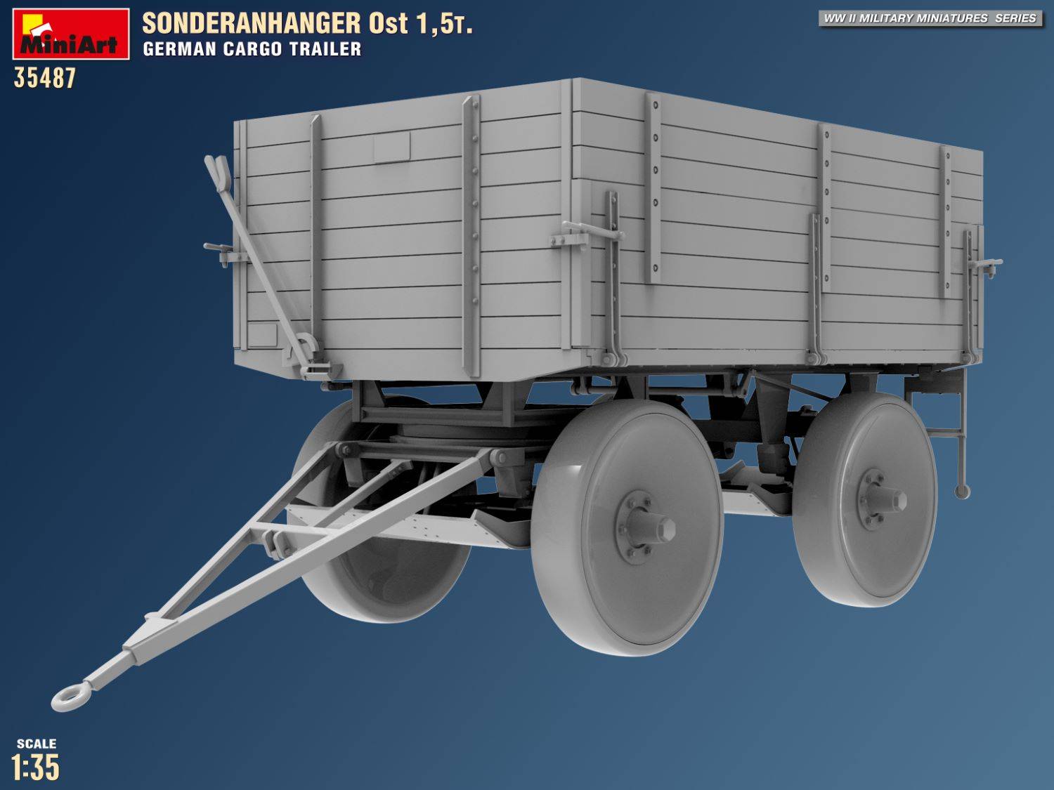 Sonderanhanger Ost 1.5t. German Cargo Trailer – Image 10