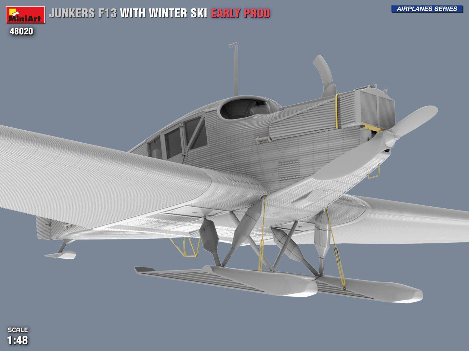 JUNKERS F13 WITH WINTER SKI. EARLY PROD – Image 2
