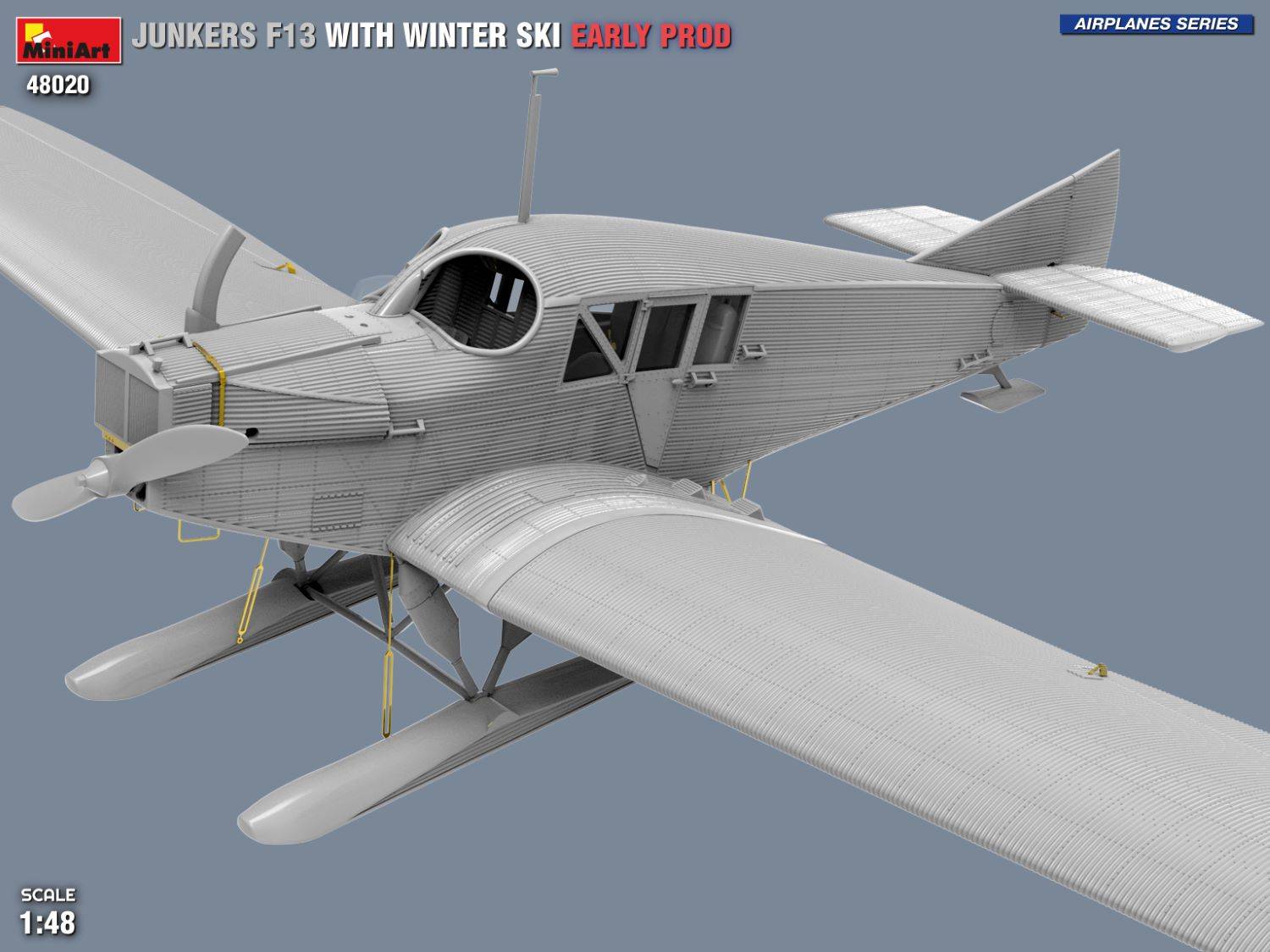 JUNKERS F13 WITH WINTER SKI. EARLY PROD – Image 3