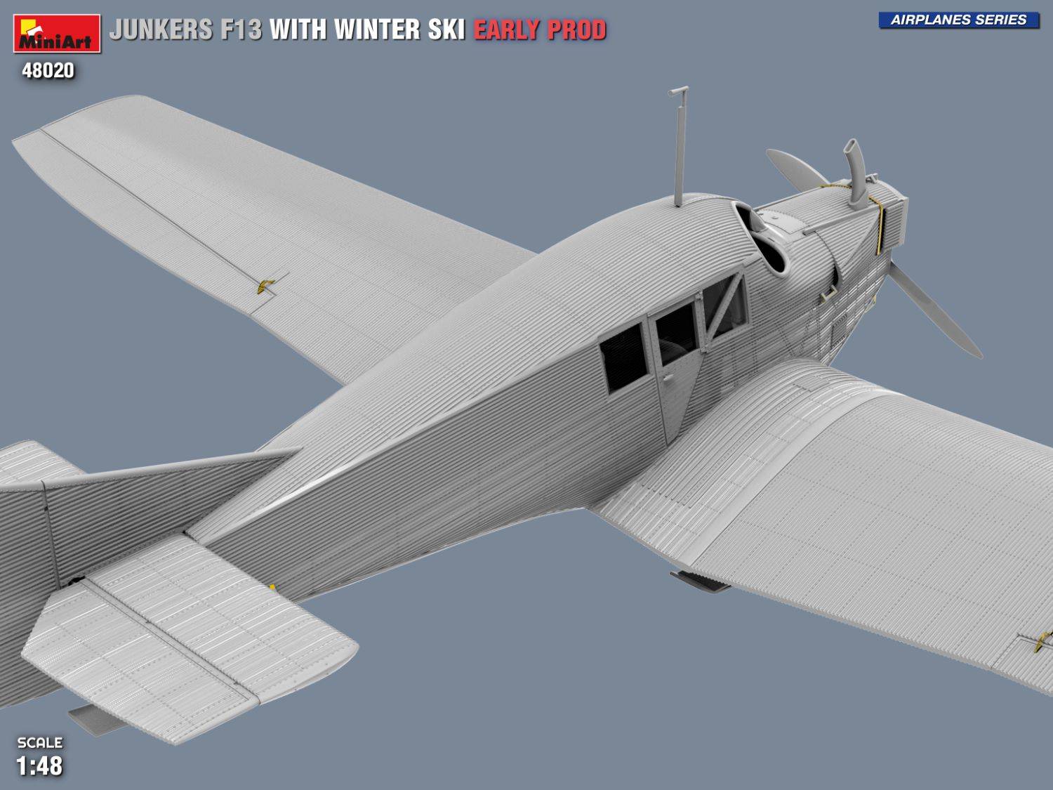 JUNKERS F13 WITH WINTER SKI. EARLY PROD – Image 4