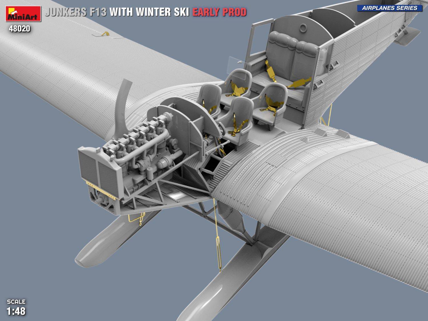 JUNKERS F13 WITH WINTER SKI. EARLY PROD – Image 5