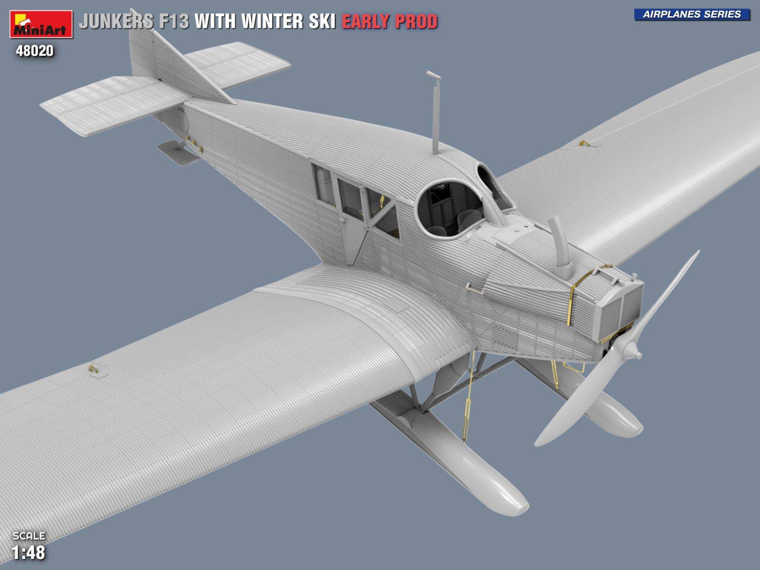 JUNKERS F13 WITH WINTER SKI. EARLY PROD – Image 6