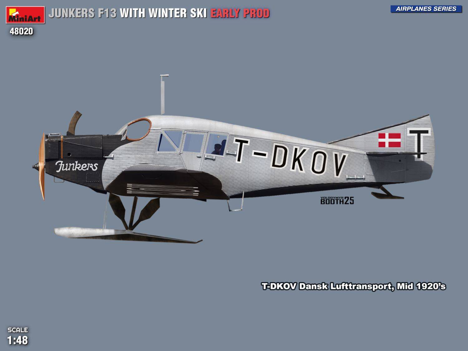 JUNKERS F13 WITH WINTER SKI. EARLY PROD – Image 9