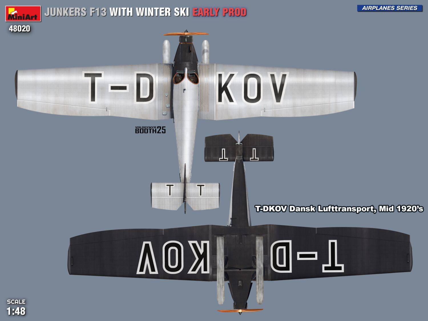 JUNKERS F13 WITH WINTER SKI. EARLY PROD – Image 10