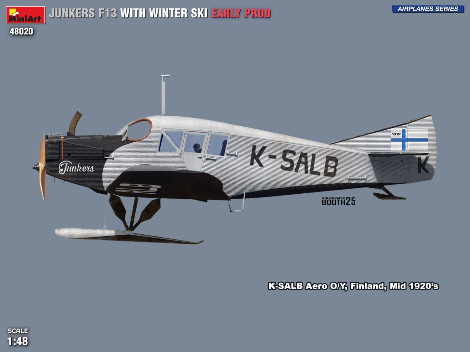 JUNKERS F13 WITH WINTER SKI. EARLY PROD – Image 11