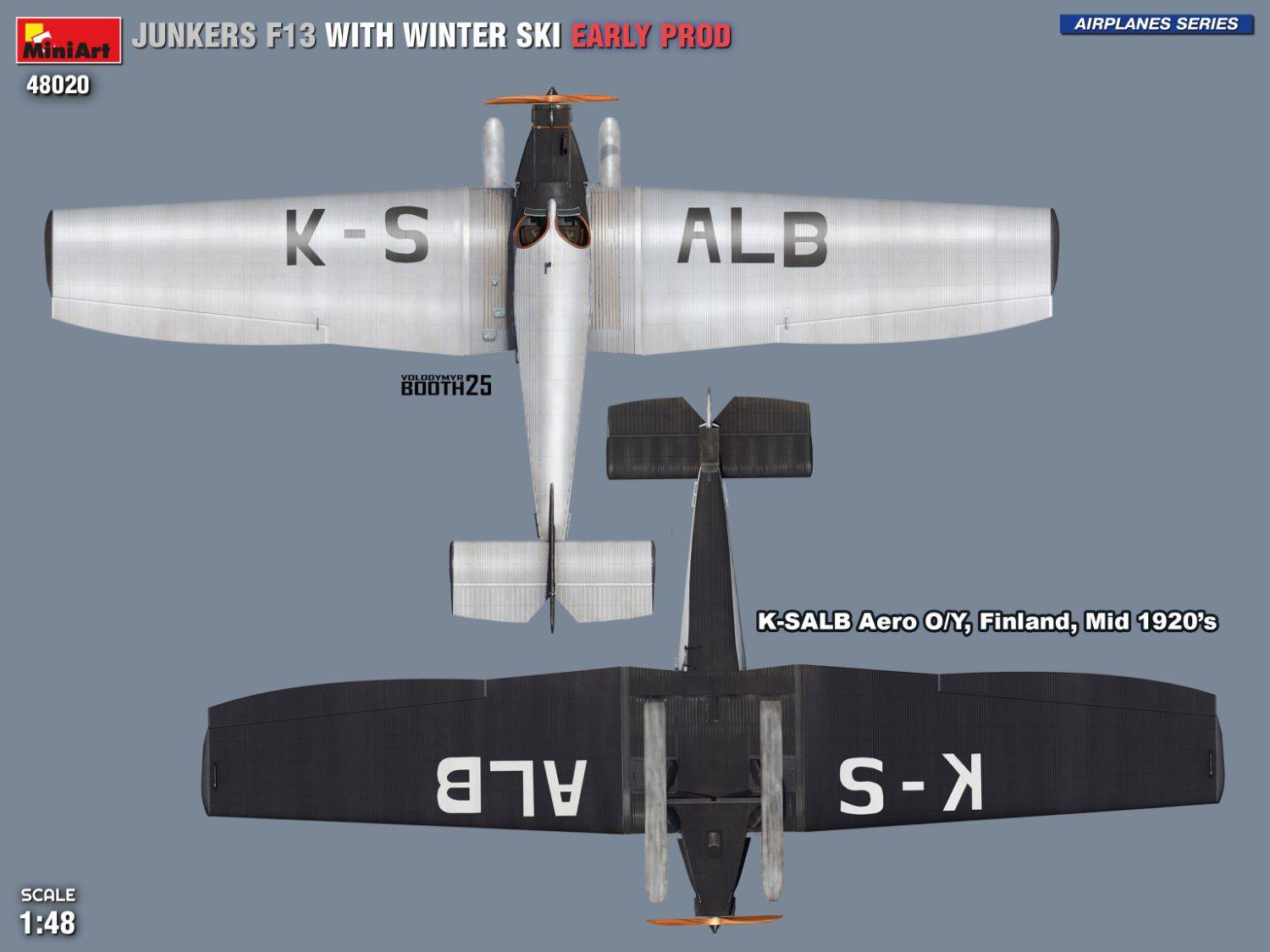 JUNKERS F13 WITH WINTER SKI. EARLY PROD – Image 12