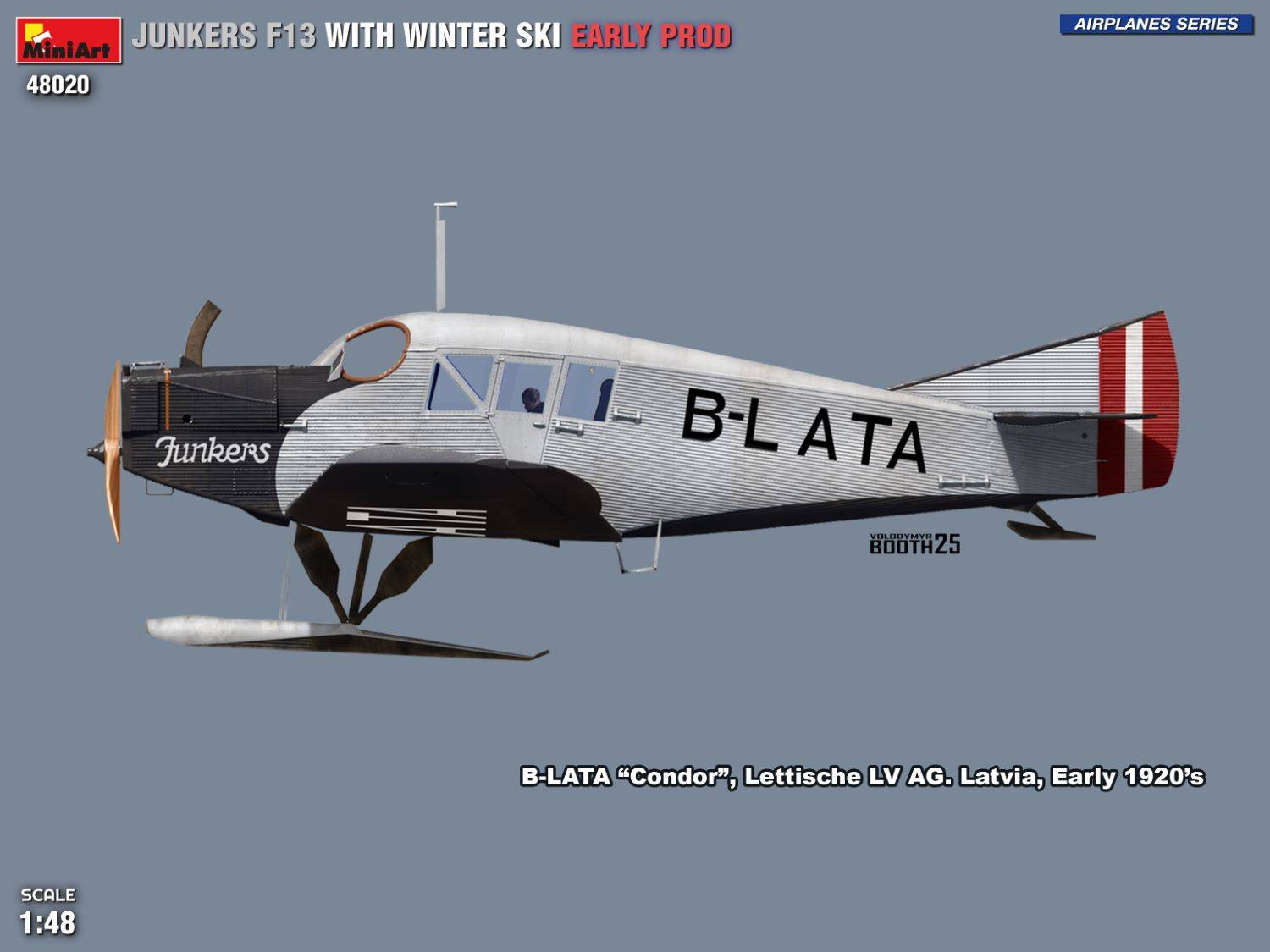 JUNKERS F13 WITH WINTER SKI. EARLY PROD – Image 13